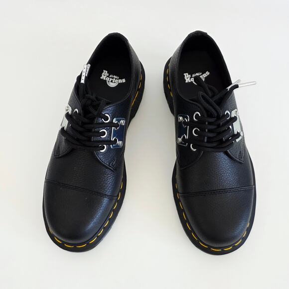 Dr. Martens Black 1461 Combs Cap Toe Derby Lace Up Loafers Woman's 8 / Men's 7 - Picture 7 of 12